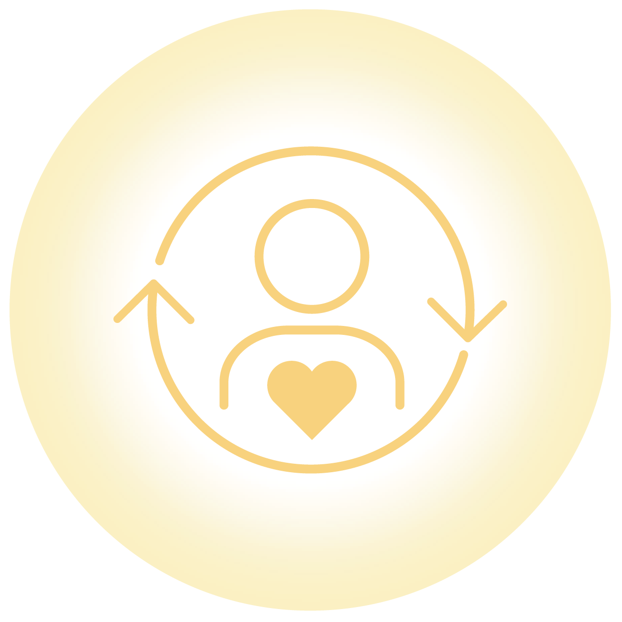 うまく休めない人アイコン